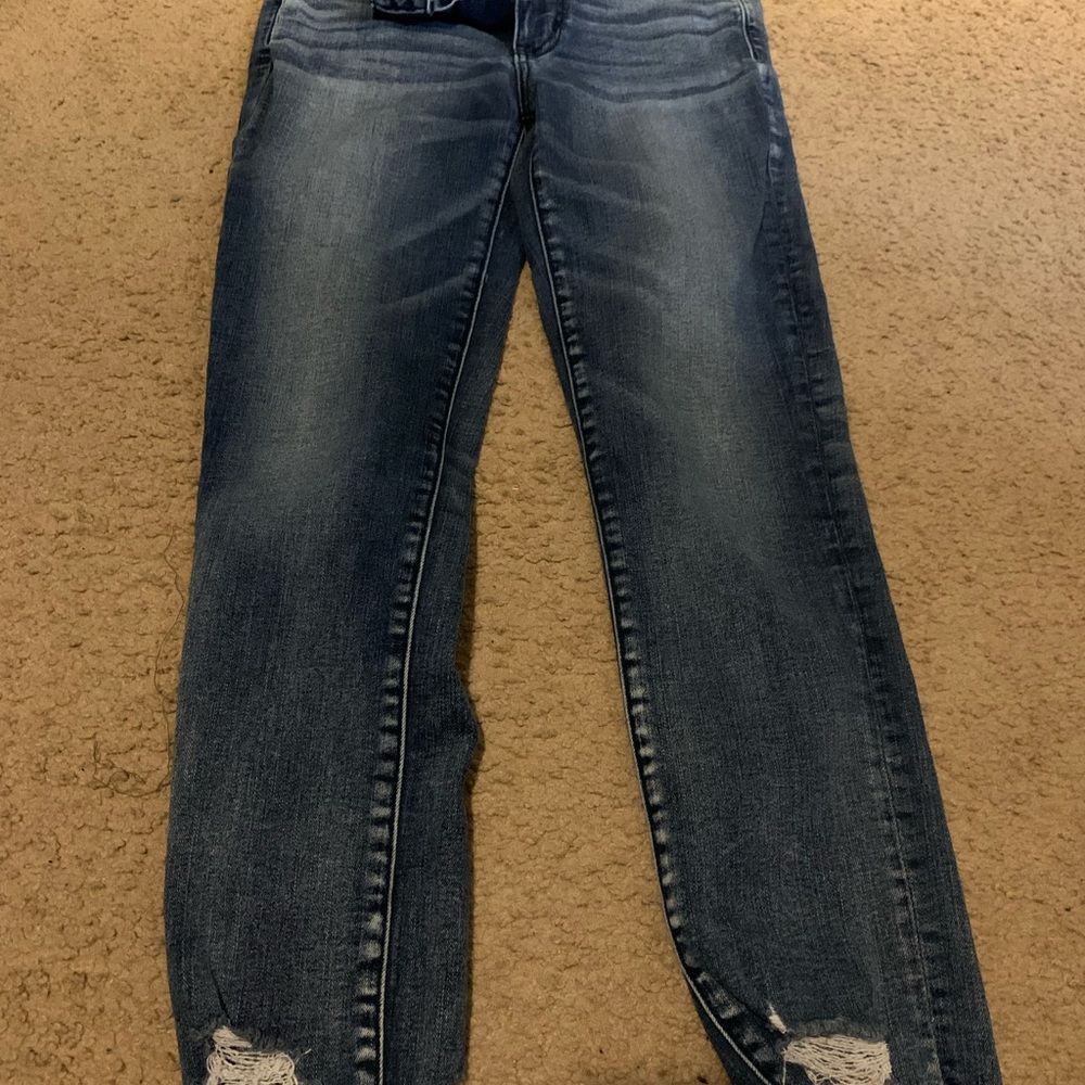 American eagle jeans high-rise jessings crop